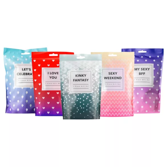 LoveBoxxx Proslavimo - komplet sa vibratorom (7 delova)