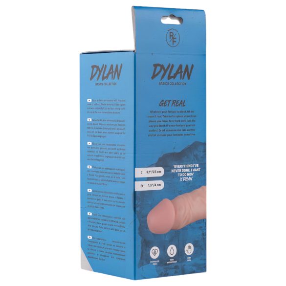 Real Fantasy Dylan - реалистични дилдо - 23cm (природна боја)