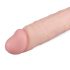 Realan Flubija - realistični dildo sa testisima - 25cm (natur)