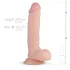 Realan Flubija - realistični dildo sa testisima - 25cm (natur)
