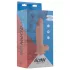 Realan Flubija - realistični dildo sa testisima - 25cm (natur)