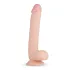 Real Fantasy Elvin - реалистични дилдо са тестисима - 28cm (природна боја)