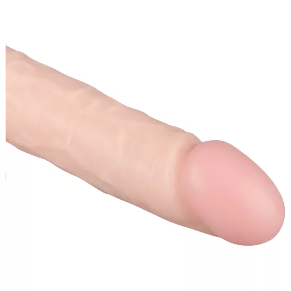 Real Fantasy Lewis - веродостојни вибратор на батерије - 22цм (природан)