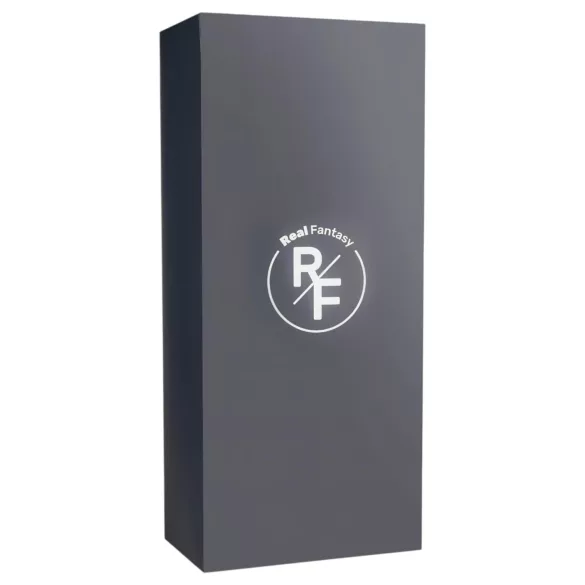 Real Fantasy Lewis - веродостојни вибратор на батерије - 22цм (природан)