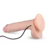 Real Fantasy Glynn - punjivi, realistični vibrator - 25cm (natur)