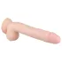 Real Fantasy Elvin - punjivi, prirodni vibrator - 28 cm (boja kože)