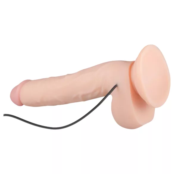 Real Fantasy Elvin - punjivi, prirodni vibrator - 28 cm (boja kože)