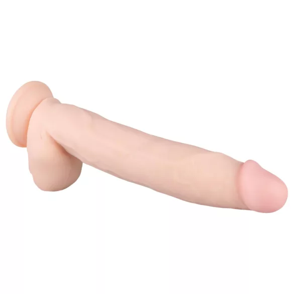 Real Fantasy Dwane - bežični, realistični vibrator - 31cm (natur)