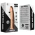 Real Fantasy Winston - vibrator sa vakumom - 19cm (prirodna boja)