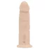 Real Fantasy Winston - vibrator sa vakumom - 19cm (prirodna boja)