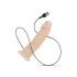 Real Fantasy Winston - vibrator sa vakumom - 19cm (prirodna boja)