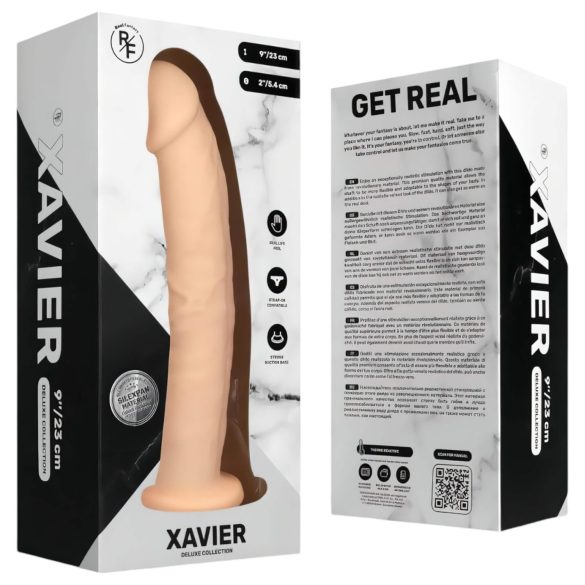 Real Fantasy Xavier – realistični dildo – 23cm (natur)