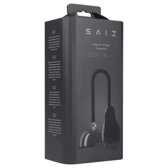 Saiz Premium - Automatska Pumpa za Intimnu Njegu (prozirno-crna)