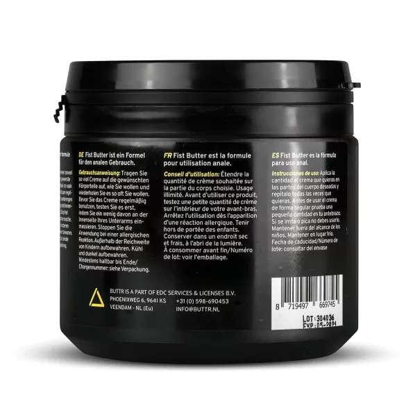 BUTTR Fisting Butter - путер за фистинг (500ml)