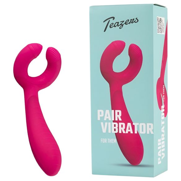 Easytoys Couple - punjivi, vodootporni vibrator za parove (roze)