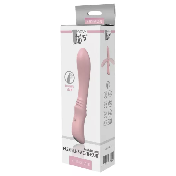 Vibracije ljubavi - savitljivi G-tačka vibrator (pink)