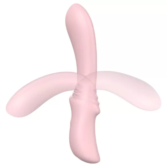 Vibracije ljubavi - savitljivi G-tačka vibrator (pink)