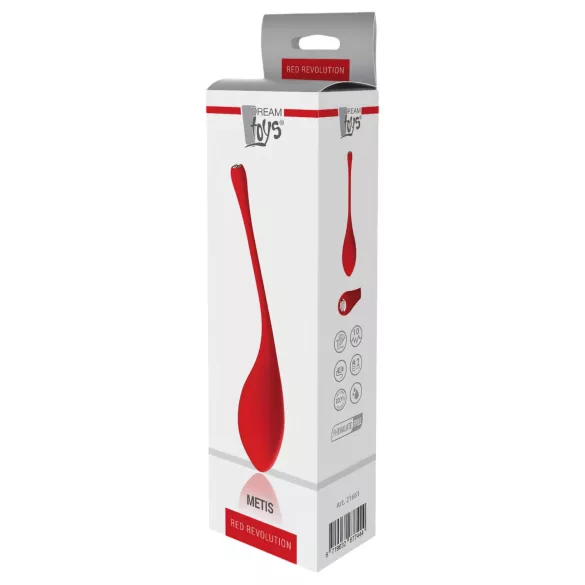 Crvena revolucija Metis - vodootporno vibrirajuće jaje (crveno)
