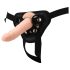 RealStuff Strap-On - uski, podesivi dildo (prirodna boja)