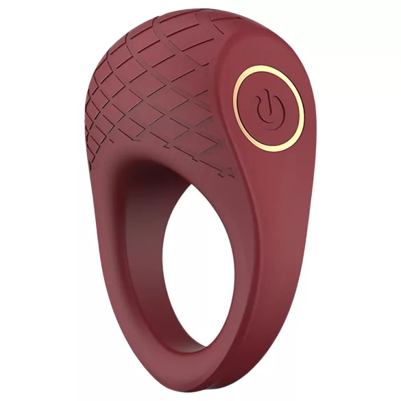 Dreamtoys Ivy - vibrirajući prsten za penis (bordo)