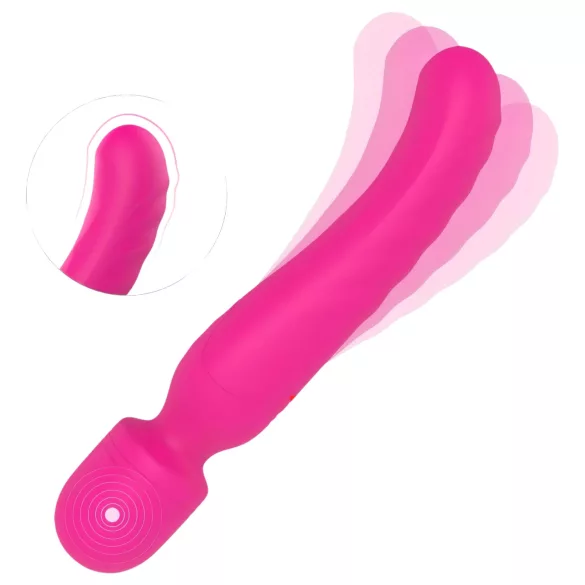 Vibes of Love štap - akumulatorski, grejni masažer vibrator (pink)