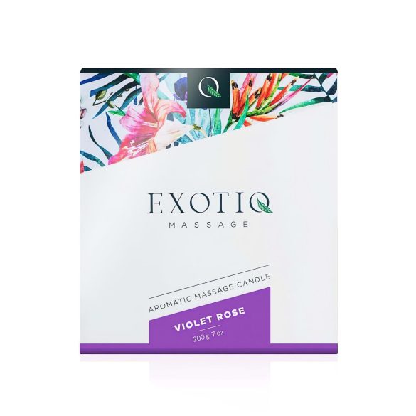 Exotiq - aroma sveća za masažu - ruža (200g)