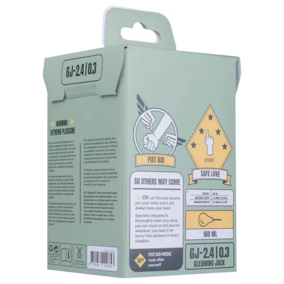 BUTTR Gleaming Jack - analni tuš (crni)