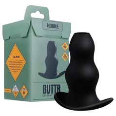 BUTTR Foxhole - šuplji analni dilator (crni)
