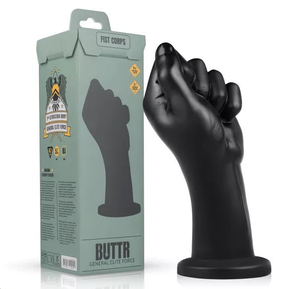 BUTTR Fist Corps - fisting dildo (crni)
