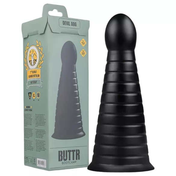BUTTR Đavolji Pas - crni vakum dildo