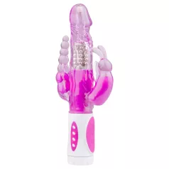   Easytoys Raving Rabbit - троструки вибратор (ружичасти)