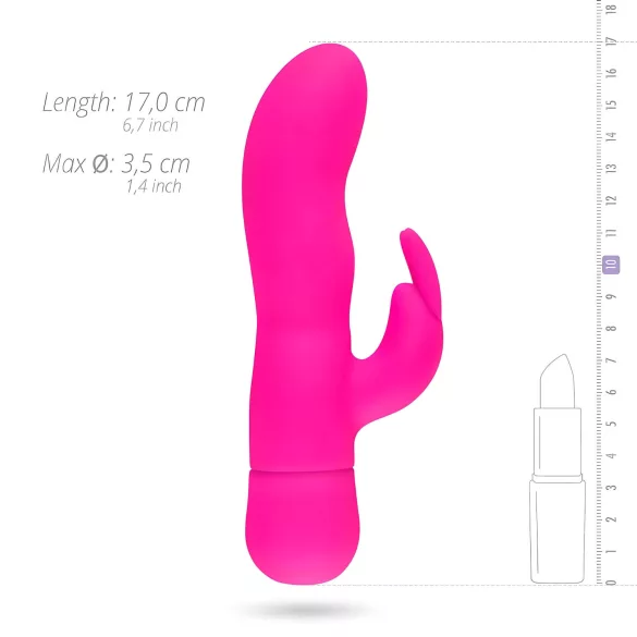 Easytoys Mad Rabbit - vibrator sa zečjom rukom za klitoris (pink)