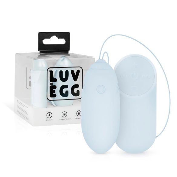 LUV EGG - bežični, vibro jaje sa akumulatorom (plavo)