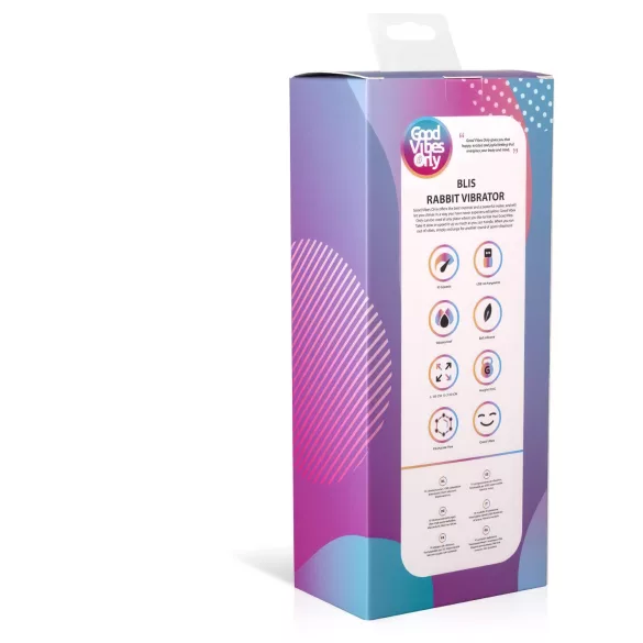 Samo Dobre Vibracije Bliss Rabbit - vibrator sa ručkom za klitoris (tirkiz)