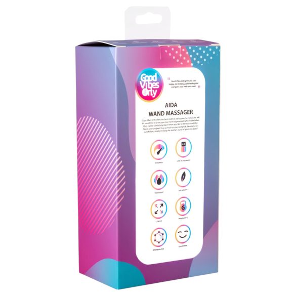 Dobri Vibracije Aida - vodootporni masažer vibrator (tirkiz)