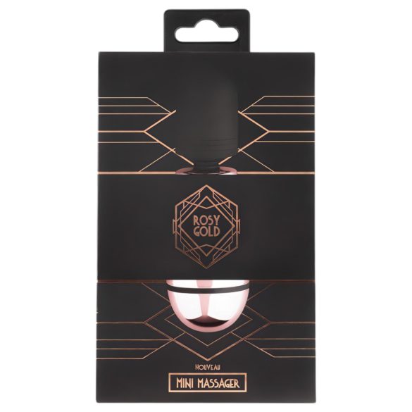 Rosy Gold Mini Wand - ružičasti masažer vibrator sa punjivom baterijom