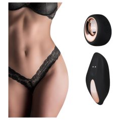   Pantyrebel - bežični vibrirajući čipkasti tanga - crna (S-L)