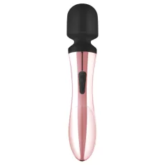 Rosy Gold Zakrivljeni Wand - punjivi masažer (roze zlato)