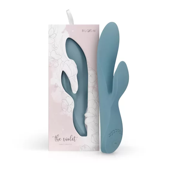 Bloom Violet Rabbit - vibrator sa klitoralnim krakom (tirkiz)