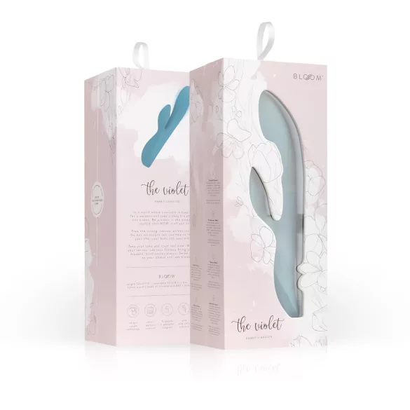 Bloom Violet Rabbit - vibrator sa klitoralnim krakom (tirkiz)