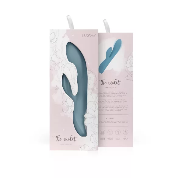 Bloom Violet Rabbit - vibrator sa klitoralnim krakom (tirkiz)