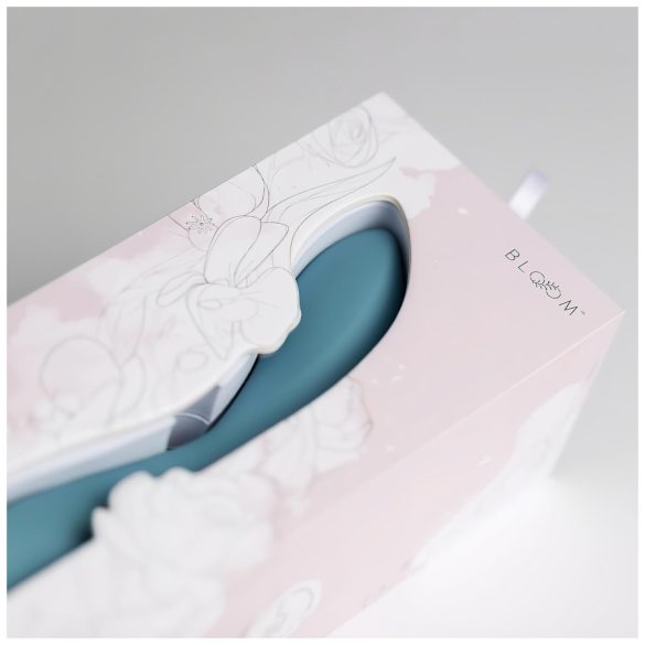 Bloom Rose - punjivi G-tačka vibrator od silikona (tirkizno)