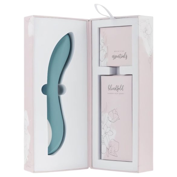Bloom Rose - punjivi G-tačka vibrator od silikona (tirkizno)