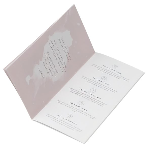 Bloom Rose - punjivi G-tačka vibrator od silikona (tirkizno)