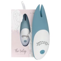   Bloom Tulip - punjivi silikonski vibrator za klitoris (tirkiz)