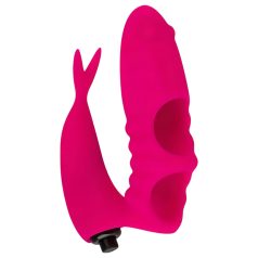 Easytoys Finger - 2u1 prstenasti vibrator (roze)