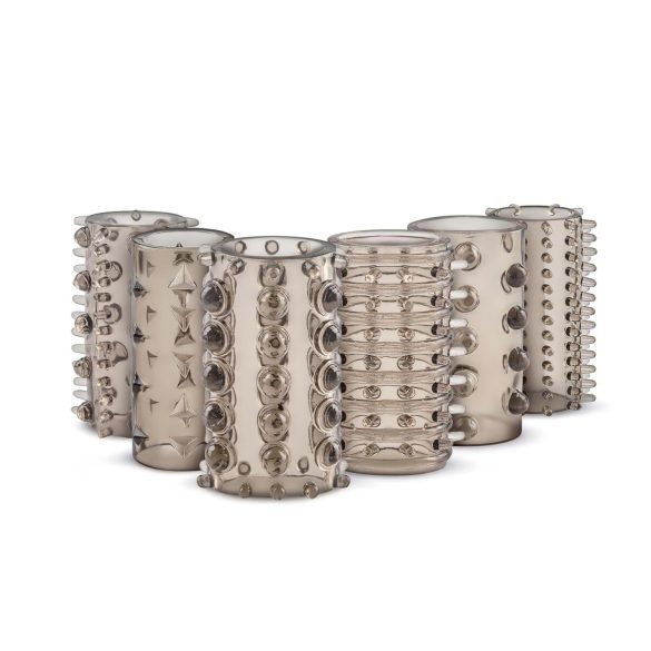 Easytoys Set od Penis Navlaka - siva (6 komada)