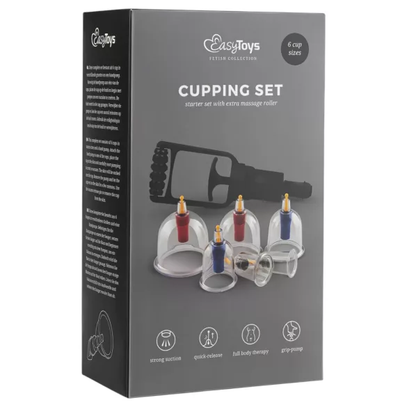Easytoys Cupping - set vakuum pumpi (6 delova)