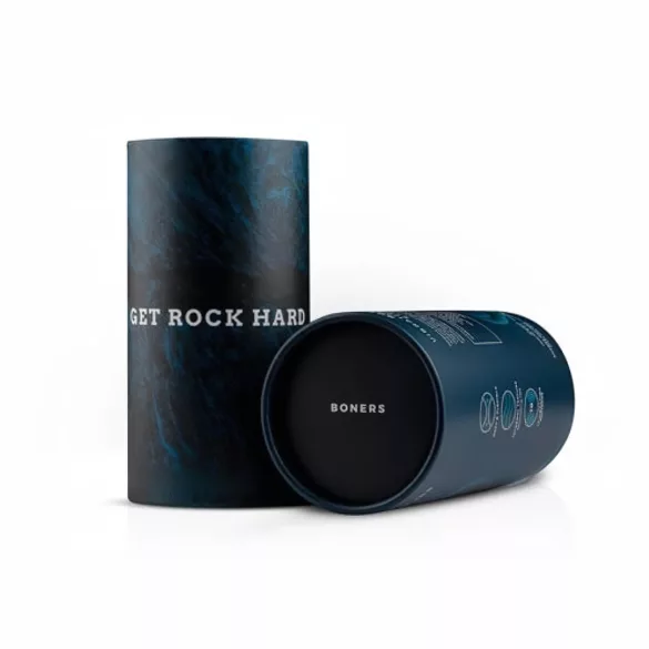 Boners - punjivi, vibrirajući otvoreni masturbator (siva)