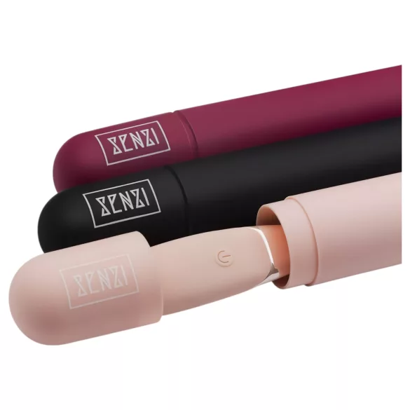 Senzi - puni se napuniti, vodootporni klitoralni vibrator (crni)